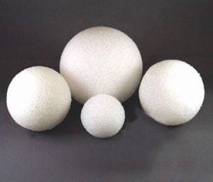 cat styrofoam balls