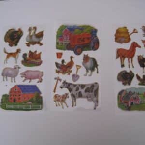 Animaux de la ferme autocollants