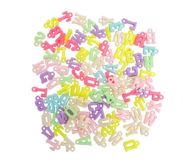 Letter Charm Beads