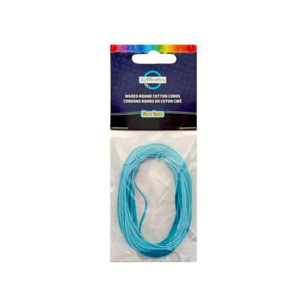 Waxed round cotton cord